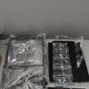 Night Stand Furniture Unit with 2 Drawers,End Table Storage Tower,Sturdy Steel Frame, Wood Top, Easy Pull Fabric Bins Organizer Unit for Bedroom, Hallway, Entryway, Closets (Grey)