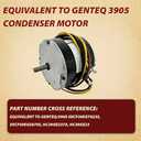 Carrier 3905 Condenser Fan Motor 5KCP39EGS070S HC39GE237A 5KCP39EGY823S 1/4 hp, 1100 RPM, 208-230V Replace Dayton 6DLL0 Bryant Payne HC39GE234A HC39GE236