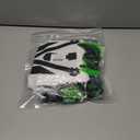 Kids Girl Halloween Costume Black White Striped Ruffle Tulle Tutu Dress with Headband Cosplay Birthday Party Outfit (4-5 Years)