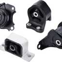 4PCS Engine Motor Mount Kits Compatible with Honda CRV 2.4L 2002-2006 Engine Transmission Motor Mount Replace A4504 A4506 A6596 A6597