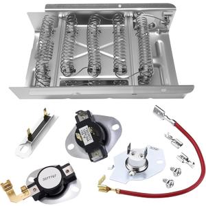 Dryer Heating Element Kit for whirl-pool WED5010LW0 WED5010LW1 WED7000DW2 WED5200VQ0 LER4634JQ0 LER3624PQ0 LER5636EQ3 WED5600SQ0 WED4900XW2 WED5100VQ0 LEQ9858PW0 LER8620PW0