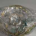 HOHIYA 4 Pack 9 Pizza Stand Holder Riser Display Heavy Duty Metal Food Display Risers for Pizza Desserts Party and Buffet Table Serving Platters Brass Gold Taiwan Made