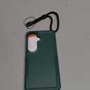 for Samsung Galaxy S26 Case with Screen Protector+Camera Lens Cover,Military Grade Heavy Duty Shockproof Phone Cover with Wrist Lanyard Strap for Samsung S26,Dark Green