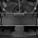 Floor Mats for Chevy Traverse 2018-2023, All Weather Floor Mats Trunk Cargo Liner with Backrest Protectors Accessories, Full Coverage Set (Fit 7 Sests)