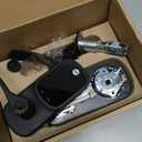 Yale Assure Lever Entry Door Handle with Keypad, Black Suede Smart Door Lock with Handle, Back-Up Key, and Z-Wave, YRL226-ZW2-BSP