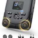 Bluetooth CD Player Portable for Home Rechargeable CD Player with Dual Stereo Speakers FM Transmitter Portable CD Player for Car Support AUX in with Upgraded Screen