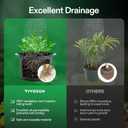VIVOSUN 5-Pack 15 Gallon Grow Bags, 500G Thick Nonwoven Fabric Pots with Strap Handles, Multi-Purpose Rings, for Low Stress Plant Training Fruits, Vegetables, and Flowers