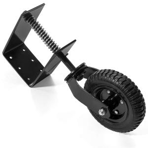 Stark USA Universal 8" Flat-Free Tire Gate Wheel Suspension Spring-Loaded Wood Chainlink Gate Caster Wheel Weight Capacity 200lb