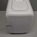 CROWNFUL Mini Fridge, 4 Liter/6 Can Portable Cooler and Warmer Personal Refrigerator for Skin Care, Cosmetics, Beverage, Food,Great for Bedroom, Office, Car, Dorm, ETL Listed (White)