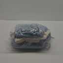 Snuggle Sac Blue Bedding Blanket Twin Size for Bed and Sofa, Reversible Super Soft Blankets Warm Cozy Knit Blankets Fuzzy Plush for Couch, Living Room, Blue, 60x80 inches