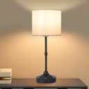 Portable Cordless Table Lamp,Built-in 5200mAH Rechargeable Battery, Dimmable Touch Wireless Light, Bed Side Metal Desk LampRestaurant/Bedroom/Bar/Coffee/Night Light (Blcak)