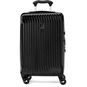 Travelpro Maxlite Air Hardside Expandable Carry on Luggage, 8 Spinner Wheels, Lightweight Hard Shell Polycarbonate Suitcase, Black, Carry On 21-Inch