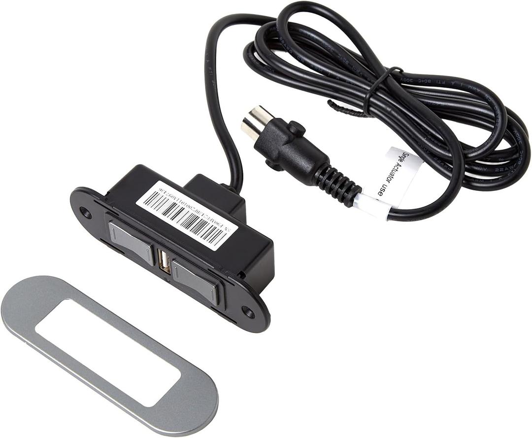 HX90AFU Recliner Switch eMoMo 2 Button 5 Pin Control with USB Charging Port