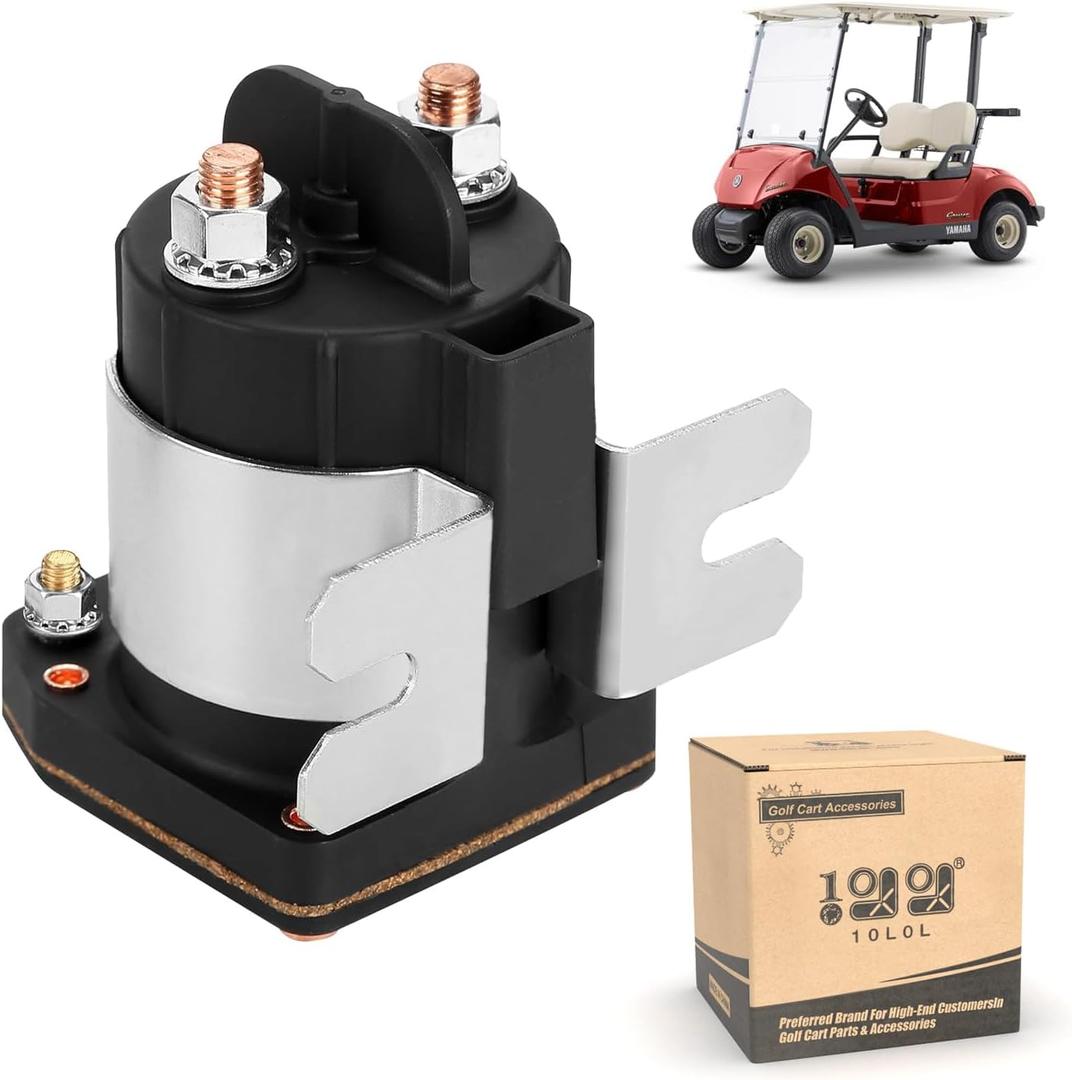 10L0L Golf Cart Solenoid for 48V Electric Golf Cart G22/G29 Drive (2007-up) Heavy Duty Solenoid Replacement Part JU6-H1950-00, JU6H19500000