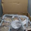 Drive Medical Heavy Duty Bariatric Folding Bedside Commode Seat