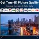 Digital TV Antenna for Smart TV Indoor, 2026 TV Antenna for Local Channels in 4K 1080P, Long Range HDTV Antenna with Magnetic Base & 360 Reception for Smart TVs, 10ft Coax Cable for Easy Setup