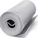 5 MM Reflective Insulation Foam Roll 15.7" x 12.95 Ft, Water Heater Blanket Insulation Wrap Foam Core Radiant Barrier Double Side Aluminum Foil Thermal Shield for Water Heater Tank Window Garage Door