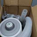 Effective Filter Pump, Air Release Valve, 300GPH Rate, for Pool, Swimming Pool, Garden, Gray Color 1.5in Thread 15W Power