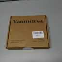 Women's V-Neck Ruffle Design Polo Shirts Short Sleeve Collared Loose Casual Tunic Blouses with Pocket (Blue, S)