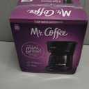 Mr. Coffee 5-Cup Mini Brew Switch Coffee Maker, Black