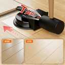 Floor Gap Fixer Tool Fix Floor Gaps in 2 Steps, 5 Sticky Pads for Textured Floors, 110 lbs Impact Resistance, Professional Plank Puller for Smooth Surface Wood Tile Hardwood Floor Gaps