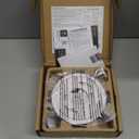 Kidde Smoke and Carbon Monoxide Detector, Hardwired with 10-Year Battery Backup, Voice Alerts, LED Status Lights, Interconnected, 85 dB Alarm, 5 inches, 30CUA10-V, 1 Pack