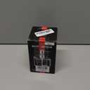 HONJAN Clear Acrylic Soap Dispenser, 13.5 oz Square Lucite Soap Dispenser with Pump (Chrome) Refillable Hand Soap Liquid Soap Dish Soap