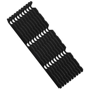 12 Inch Outside Classic Ribbed Profile Foam Closure Strip for Metal Roof Sheets 3' Long Outside Roof Closure Strip,Noise Reduction, and Resistance to Cold-10 PCS
