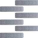 Microfiber Mop Pads 24 inch Pads Replacement Kit 6 Pack Reusable Head Wet Dry Mops Refill Fit for Most Flat Mop Frame