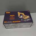 Remote Control Excavator Toys for Boys, RC Excavator Toy for Boys 3 4 5 6 7 8 Year Old Kids Christmas Birthday Gift RC Digger Truck Construction Vehicles with Metal Shovel & Light