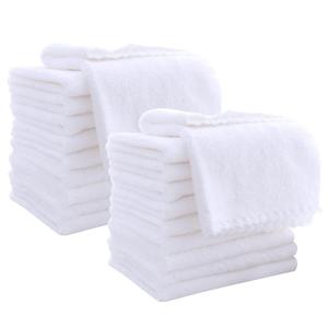 20 Pack Large Burp Cloths for Baby - 20" by 10" Ultra Absorbent Burping Cloth, Hand Washcloths, Newborn Towel - Milk Spit Up Rags - Burpy Cloths for Unisex, Boy, Girl - Burp Cloths Set(White)