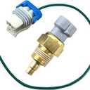 Engine Coolant Temperature Sensor with Connector Pigtail Harness 25037332 Compatible with Regal Astro Blazer C1500 C2500 C3500 K1500 K2500 K3500 Bravada Silhouette Safari Sonoma V3500