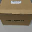 DRomance Flameless LED Pillar Candles with 10-Key Remote and Timer 6 Pack Real Wax Battery Operated Candles 3D Wick Flickering Warm Light Wedding Dinner Holiday Decor(White, 1.9" D x 4.5" H)