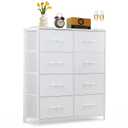 5-Drawer Dresser for Bedroom, Anti-Tip Wide Storage Organizer Fabric