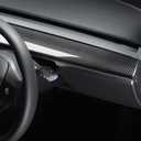 Dash Wrap Door Trim Panel for Tesla Model 3 Model Y Accessories 2020 2021 2022 2023 ABS Carbon Fiber Dashboard Cover Wrap