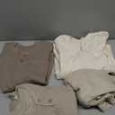 Butterblu  5-Pack Toddler Long Sleeve Thermal Henley Shirts 7Y