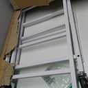 Vercraft 4 Tier Mini Fridge Shelf for Dorm with Wheels Hooks, White, 23.62 x 15.75 x 77.56 inches
