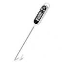 Digital Instant Read Meat Thermometer Kitchen Cooking Food Candy Thermometer for Oil Deep Fry BBQ Grill Smoker Thermometer by AikTryee (White-TP)