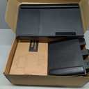 Klearlook Upgraded Adjustable Keyboard Tray for Above Desk & Under Desk Use - Ergonomic Sit-Stand Keyboard Riser with 360 Rotation, 24.4"10" Keyboard Stand with Wrist Rest & Storage Drawer - Black