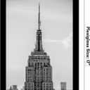 Americanflat 12x17 Picture Frame with Polished Plexiglass - Black Picture Frame - Wide Photo Frames Made of Engineered Wood for Vertical or Horizontal Wall Display - Epic Collection - Black