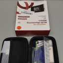 Hemoglobin Test Meter with 25 Hemoglobin Test Strips, Cholesterol Test Kits with 10 Test Strips, 2in1 Hemoglobin Tester Meter for Home Use, Black