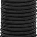 PATIKIL Bungee Shock Cord, 3/8" x10ft Polyester Marine Grade Bungee Cord Elastic String Replacement for Zero Gravity Chair Kayak Camping Tent Pole Cargo Tie Downs, Black