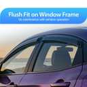 Nilight Tape-On Window Visors for Toyota Corolla Sedan 2019-2025
