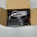 Replacement Inflatable Fan - 12V 1.0A Blower with 12V 1.5A Adapter and 3 LED Lights for Halloween Outdoor Christmas Holiday Inflatables Fan Blower (Adapter Blower with 5 LEDs)