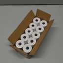 Clover Flex Paper Rolls - 10 Rolls - 2 1/4'’ x 50’- 48 GSM - Clover Flex Receipt Paper Compatible for C401, C403, C405 and C406 POS Machines - BPA Free Material