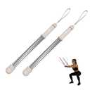 Cordless Battle Ropes with Adjustable Resistance Springs