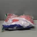 1.5X 3 Ft USA Patriotic Pleated Fan Flags, American Bunting Flag for Outside, Patriotic Half Fan Banner Flag with Brass Grommet for 4th of July Memorial Day Indoor Outdoor Decoration, 18PCS