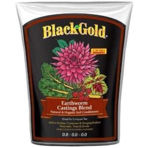 Black Gold 1490302 8 QT P 8 Quart Earthworm Castings Blend