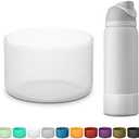 Silicone Boot for Owala Water Bottle 24 oz 32 oz 40 oz, Anti-Slip Protective Sleeve for FreeSip/Twist/Flip Stainless Steel Water Bottles Accessories Clear