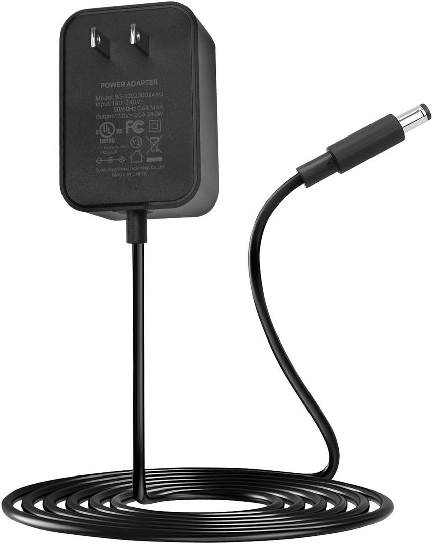 12V DC Power Supply, Replacement for PetKit Self Cleaning Cat Litter Box, Litter Box Power Cord Compatible with PetKit Self Cleaning Cat Litter Box